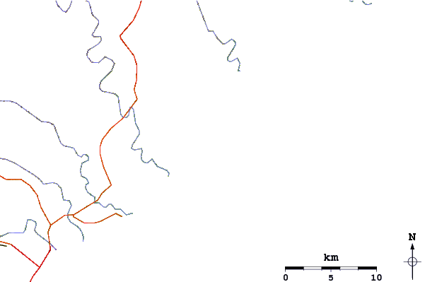Routes et rivières à proximité Rock Wave