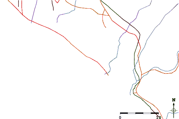 Routes et rivières à proximité Laguna Beach - Rockpile