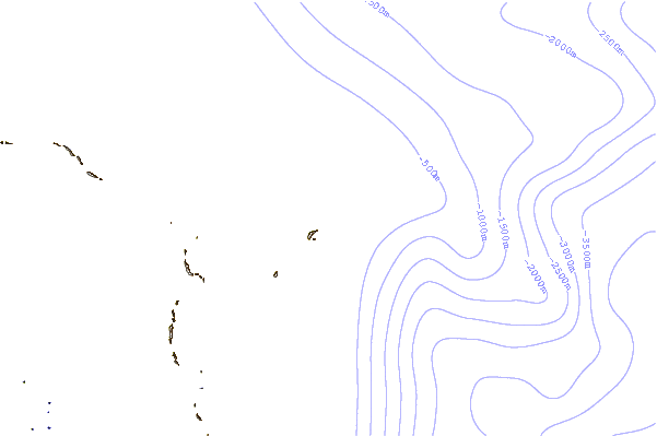 Littoral autour Rush reef