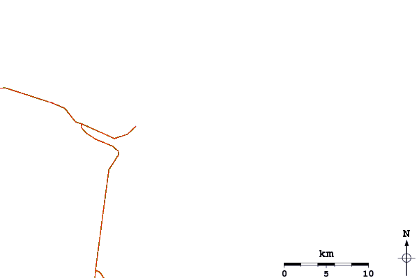 Routes et rivières à proximité Rush reef