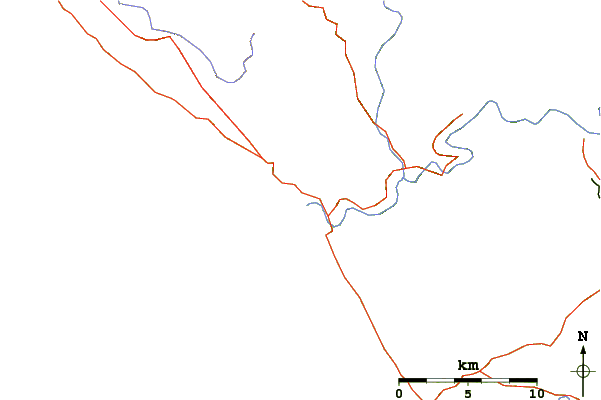 Routes et rivières à proximité Russian Rivermouth