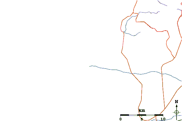 Routes et rivières à proximité Sa Mesa Longa ( laguna)