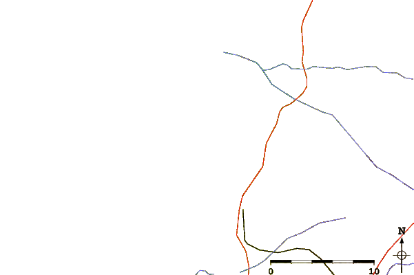 Routes et rivières à proximité Saint Girons Plage