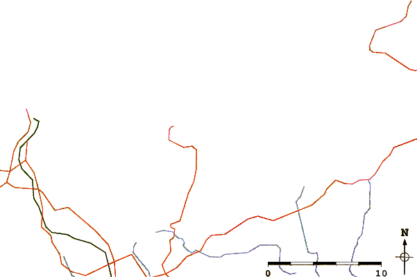 Routes et rivières à proximité St Jean de Doigt