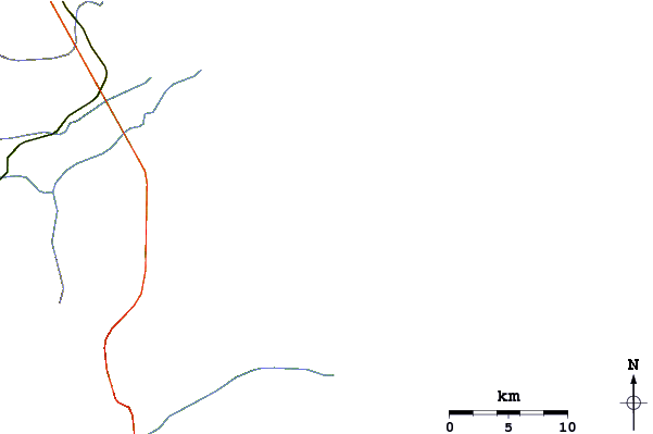 Routes et rivières à proximité Saji