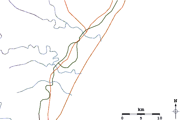 Routes et rivières à proximité Salmon Bay