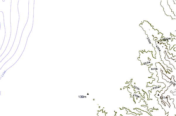 Littoral autour Samoa Peninsula