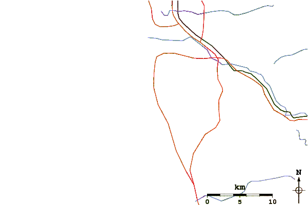 Routes et rivières à proximité San Antonio Del Mar