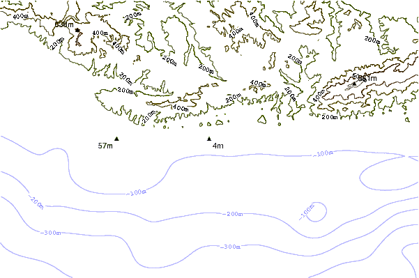 Littoral autour San Augustine