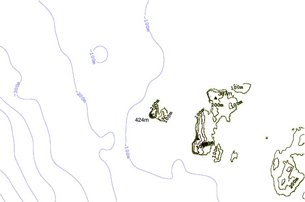 Littoral autour San Gallan