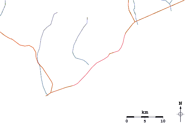 Routes et rivières à proximité San Jose Rivermouth