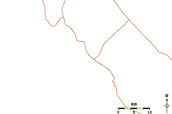 Routes et rivières à proximité San Juan del Sur