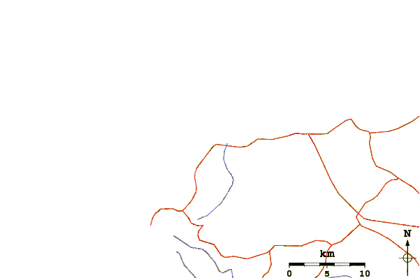Routes et rivières à proximité San Mateo