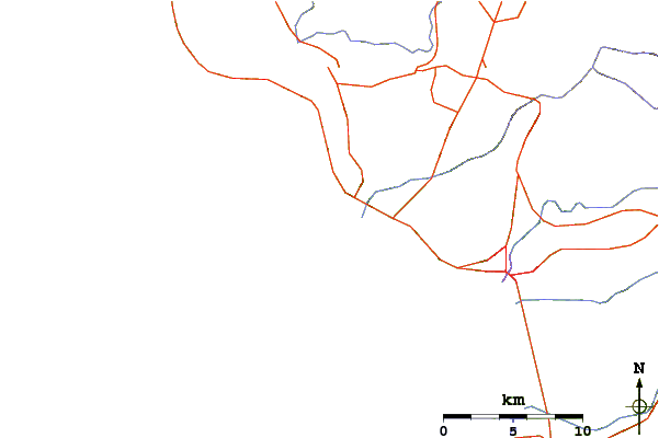 Routes et rivières à proximité San Miguel