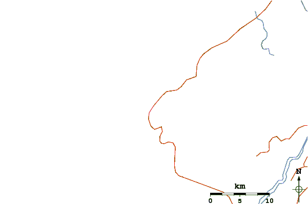 Routes et rivières à proximité San Pancho (San Francisco)