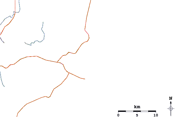Routes et rivières à proximité Sandbar