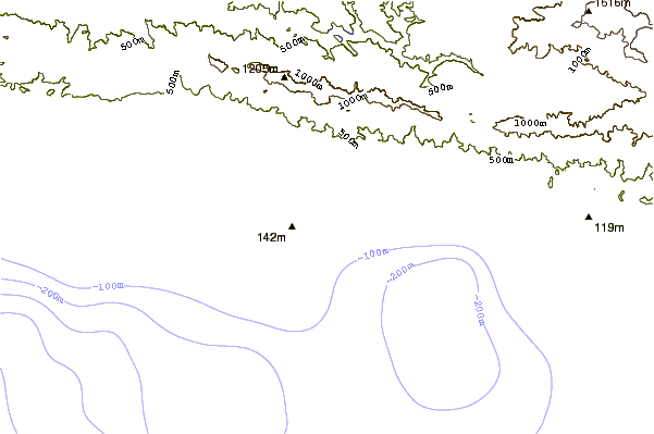 Littoral autour Sandspit