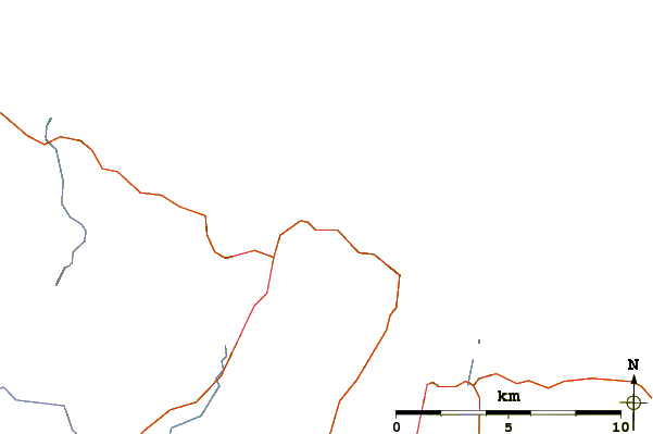 Routes et rivières à proximité Sango Bay