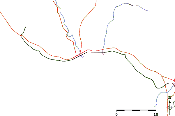 Routes et rivières à proximité Santa Cruz Harbour