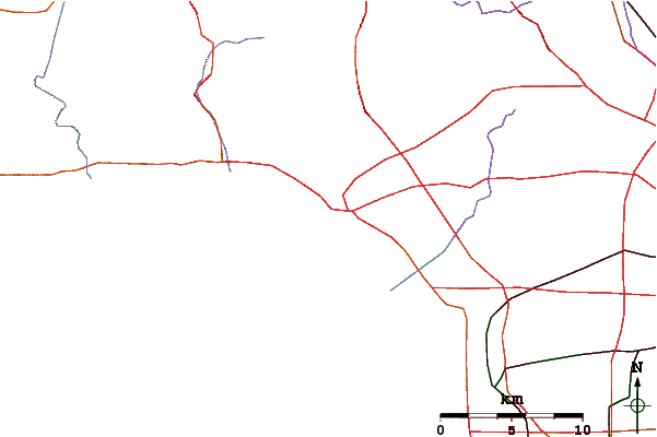 Routes et rivières à proximité Santa Monica Pier