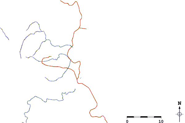 Routes et rivières à proximité Santa Monica
