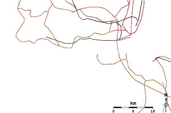 Routes et rivières à proximité Sao Joao