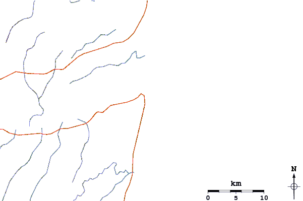 Routes et rivières à proximité Sao Jose