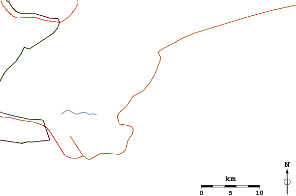 Routes et rivières à proximité Sao Pedro