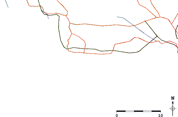 Routes et rivières à proximité Sausset les Pins