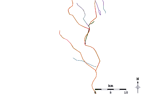 Routes et rivières à proximité Scarborough Point