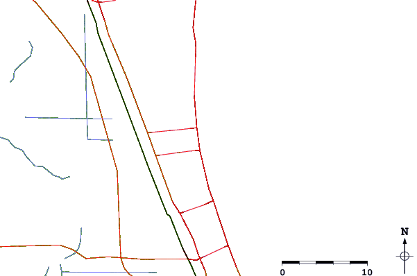 Routes et rivières à proximité 2nd Light