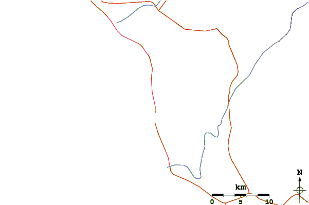 Routes et rivières à proximité Secret Spot