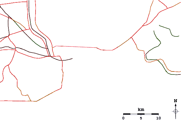 Routes et rivières à proximité Segundinha