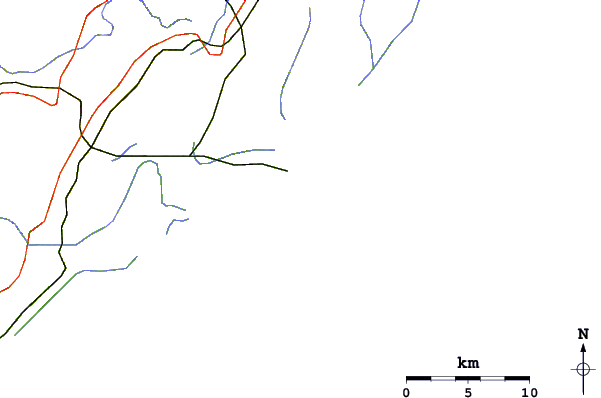 Routes et rivières à proximité Senoritas