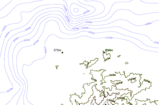 Littoral autour Siete Olas
