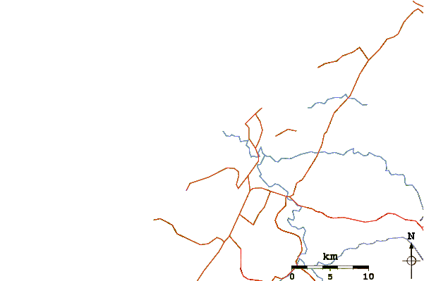 Routes et rivières à proximité Shabandar