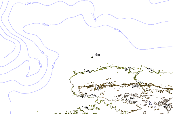 Littoral autour Shacks