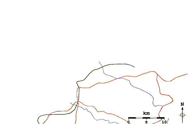 Routes et rivières à proximité Shacks