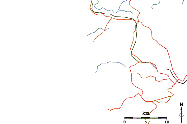 Routes et rivières à proximité Shag Rock