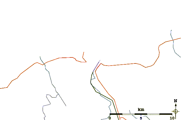 Routes et rivières à proximité Shitpipe