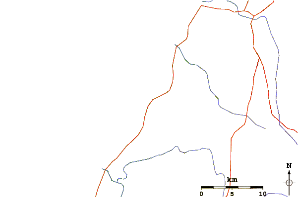 Routes et rivières à proximité Sidi Ifni