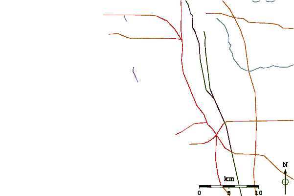 Routes et rivières à proximité Siesta