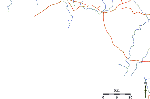 Routes et rivières à proximité Silva Island-P Land