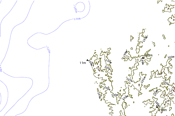 Littoral autour Simpsons Reef