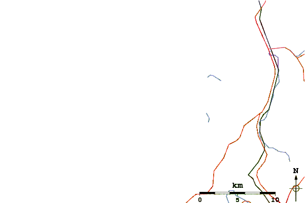 Routes et rivières à proximité Simpsons Reef