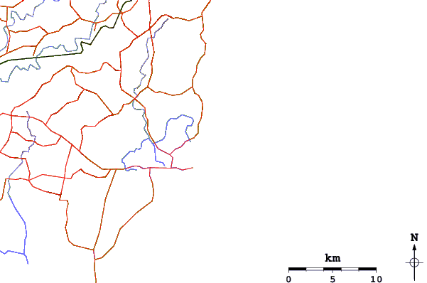 Routes et rivières à proximité Flat Rock