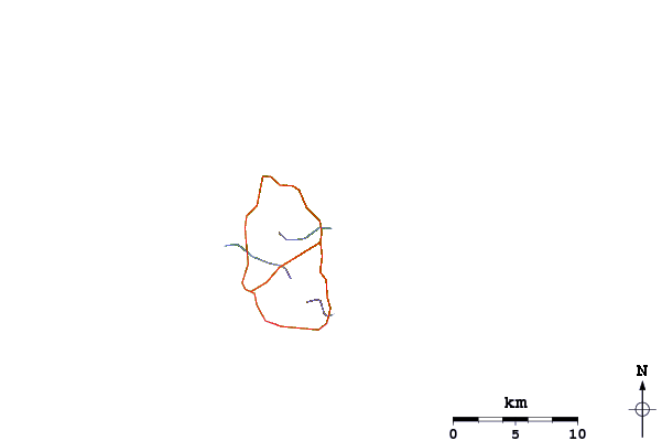 Routes et rivières à proximité Skwids