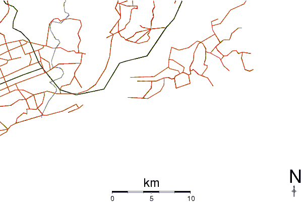 Routes et rivières à proximité Otago Peninsula - Smaills Beach