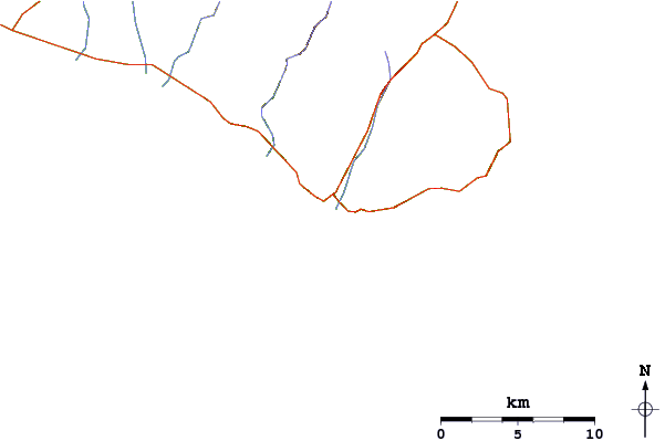 Routes et rivières à proximité Solanas