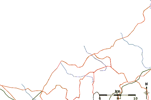 Routes et rivières à proximité Sotto Il Castello